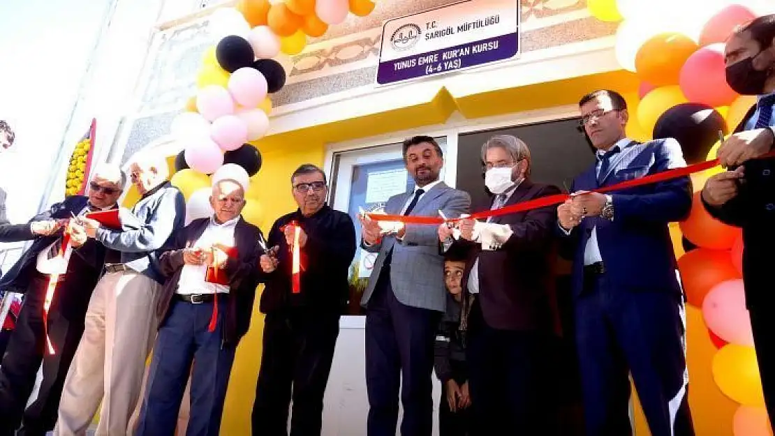 Müftü Soykök Sarıgöl'de Kur'an Kursu sınıfı açılışına katıldı
