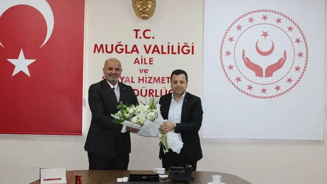 Muğla Aile ve Sosyal Hizmetler Müdürlüğü'nde bayrak değişimi yapıldı