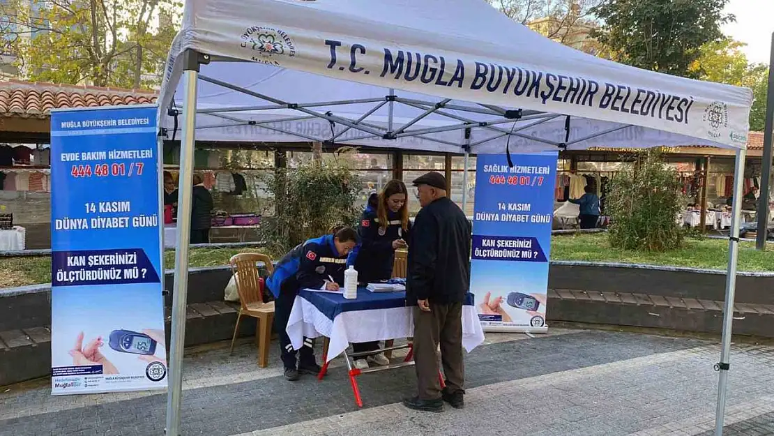 Muğla Büyükşehir 13 İlçede vatandaşların şekerine baktı