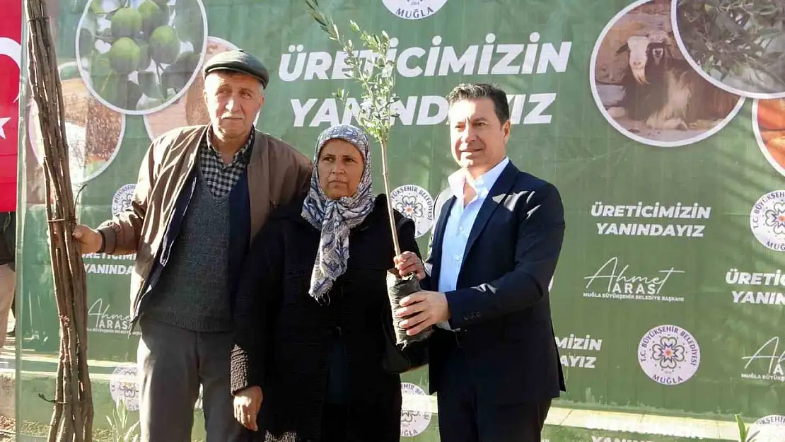 Muğla Büyükşehir Belediyesi 110 bin fidan dağıttı