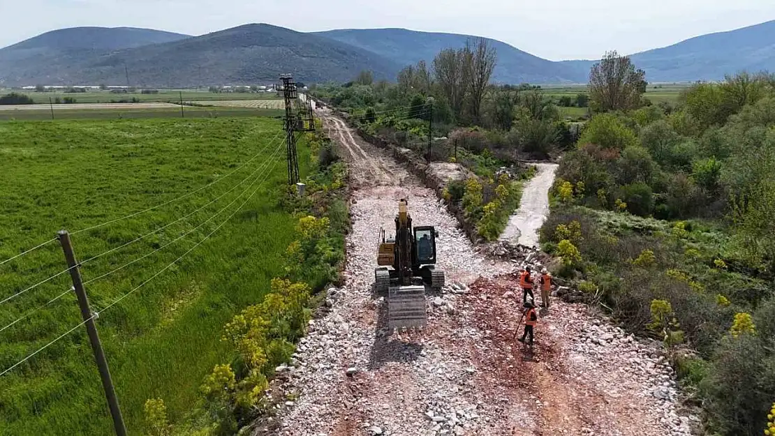 Muğla Büyükşehir Belediyesi'nin Milas'taki 80 milyonluk yol yatırımı devam ediyor