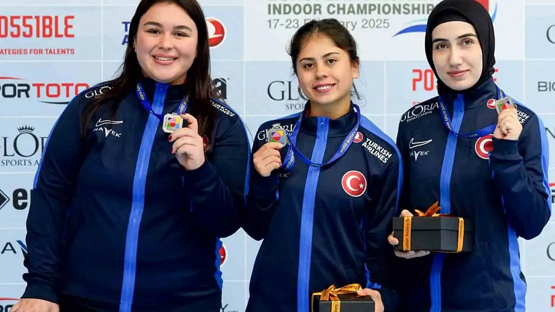 Muğla Büyükşehir sporcusu Hazal Burun'lu Milli takım Avrupa ikincisi oldu