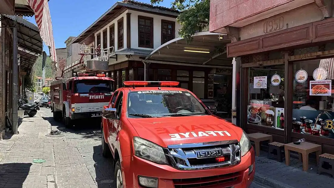 Muğla'da baca yangını korkuttu