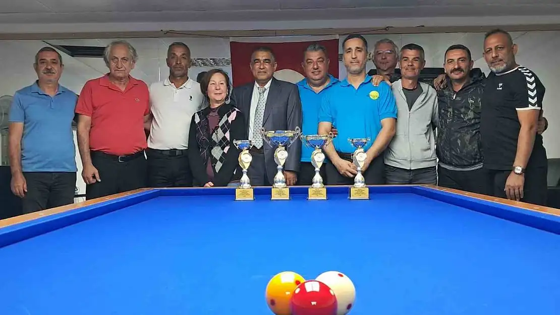 Muğla'da Bilardo Turnuvası sona erdi