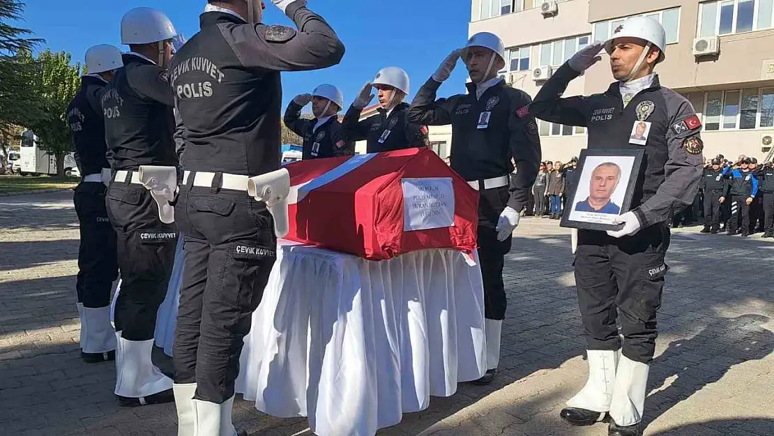 Muğla'da hayatını kaybeden polis memuru için tören düzenlendi