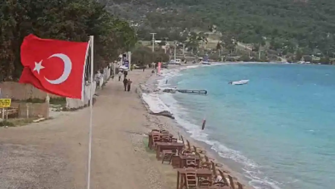 Muğla'da kuvvetli yağış ve fırtına etkili oldu