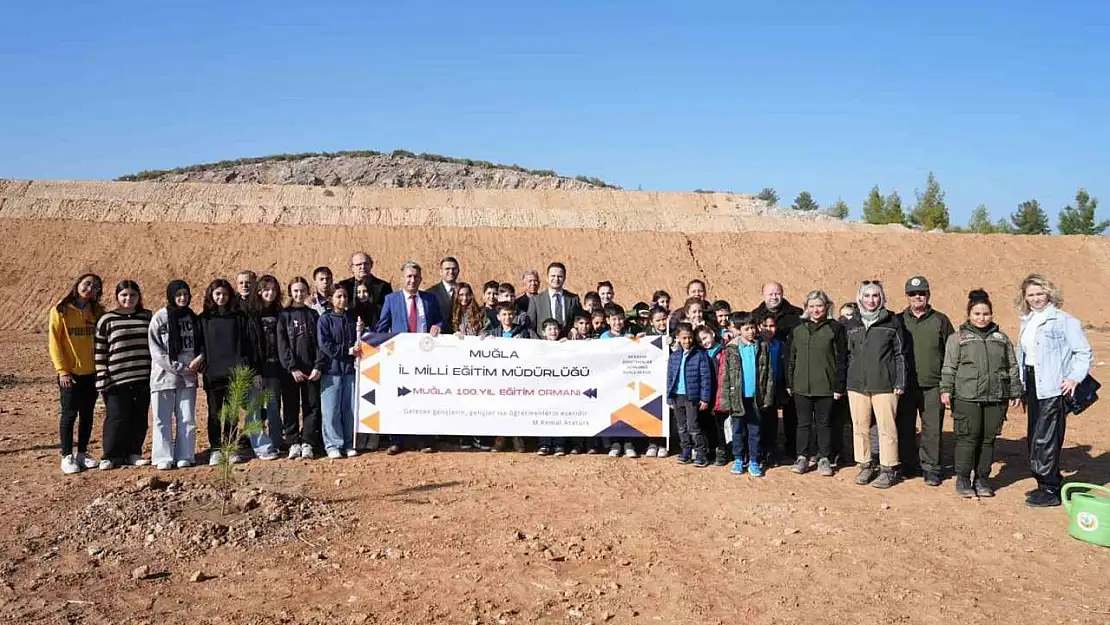 Muğla'da öğrenciler ve öğretmenler 'Geleceğe Nefes' oldu