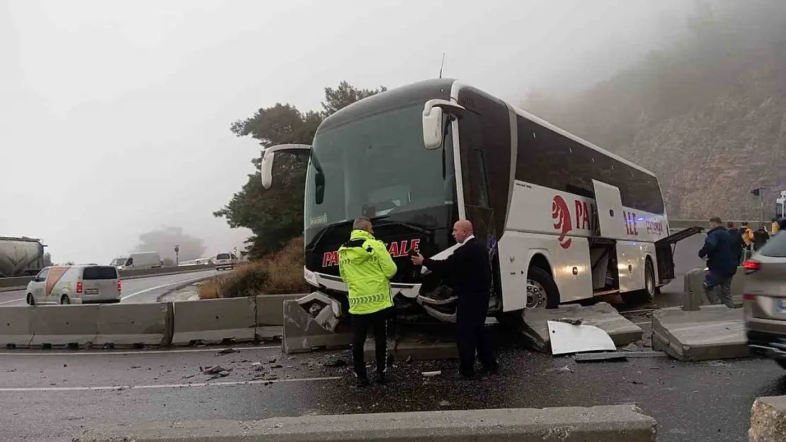 Muğla'da otobüs kazası: 5 yaralı