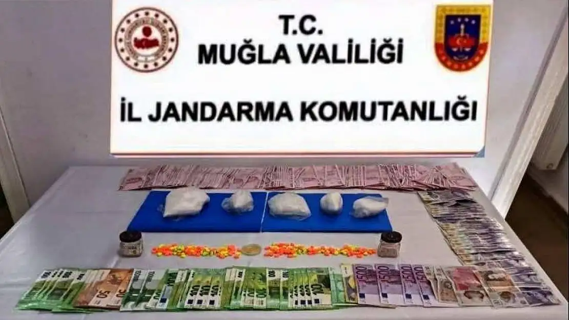 Muğla'da uyuşturucu ve ruhsatsız silah operasyonu: 11 şüpheli gözaltında