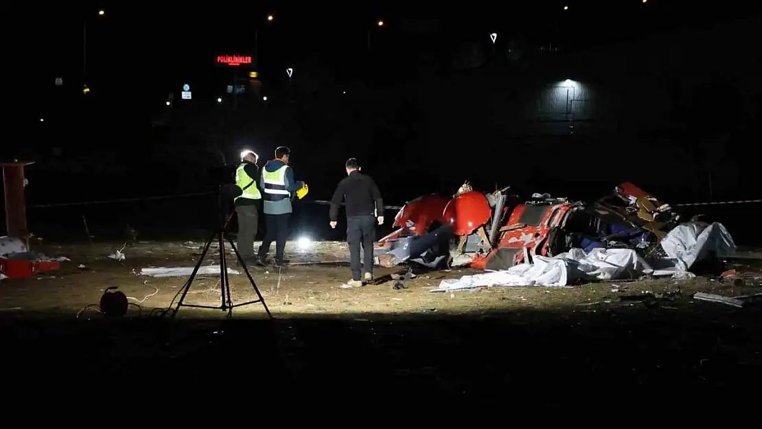 Muğla'daki helikopter kazasının ardından kaza kırım ekipleri olay yerinde inceleme yaptı