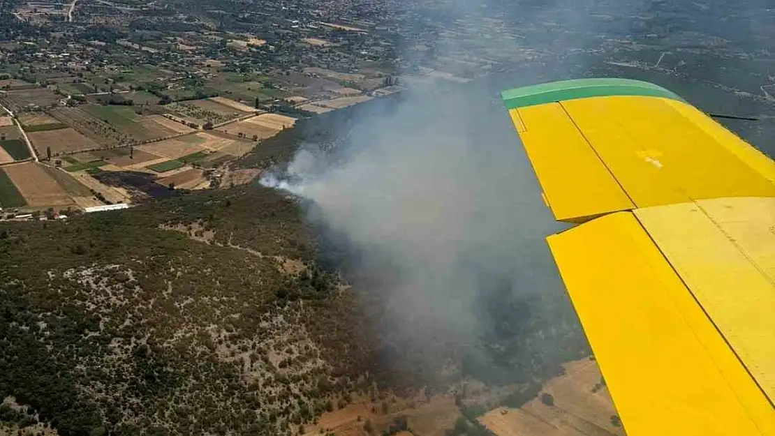 Muğla'nın Menteşe İlçesinde orman yangını