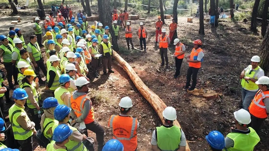Muğla Orman Bölge Müdürlüğü'nde üretim tatbikatı