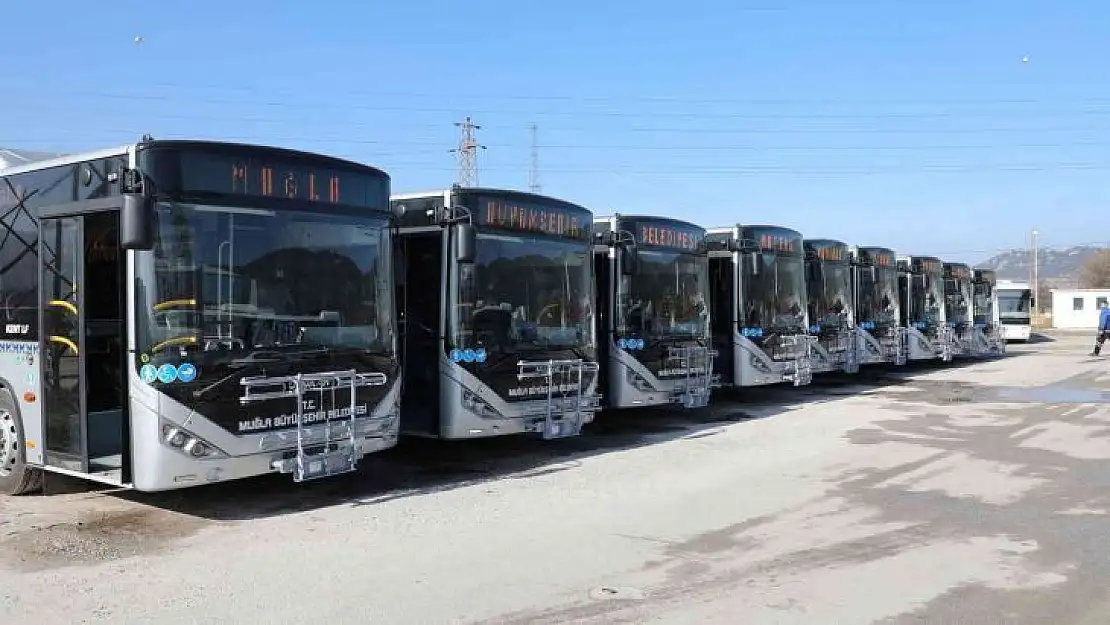Muğla ulaşımına 90 yeni otobüs katılıyor