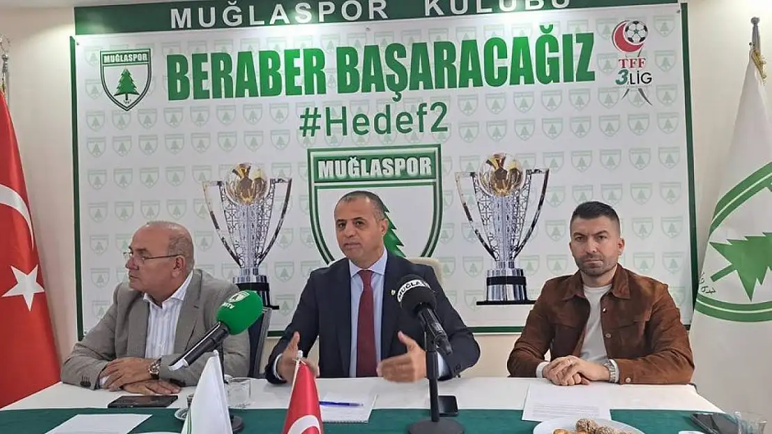 Muğlaspor Başkanı Kıyanç'tan destek çağrısı: 'Muğla bize destek vermezse bu iş yürümeyecek'