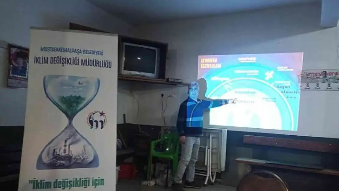 Mustafakemalpaşa'da iklim değişikliğiyle mücadele