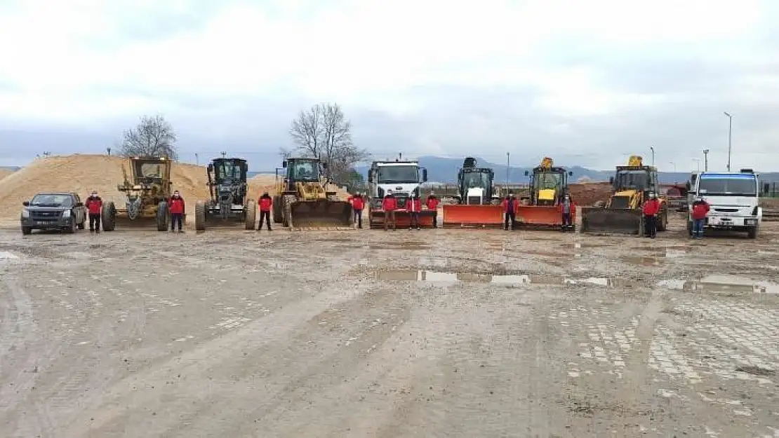 Mustafakemalpaşa kar yağışına hazır