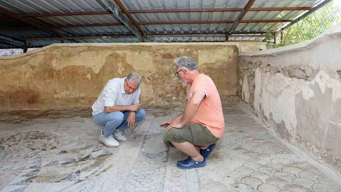 Myrleıa Mozaiklerini restorasyon ve konservasyon çalışması tamamlandı