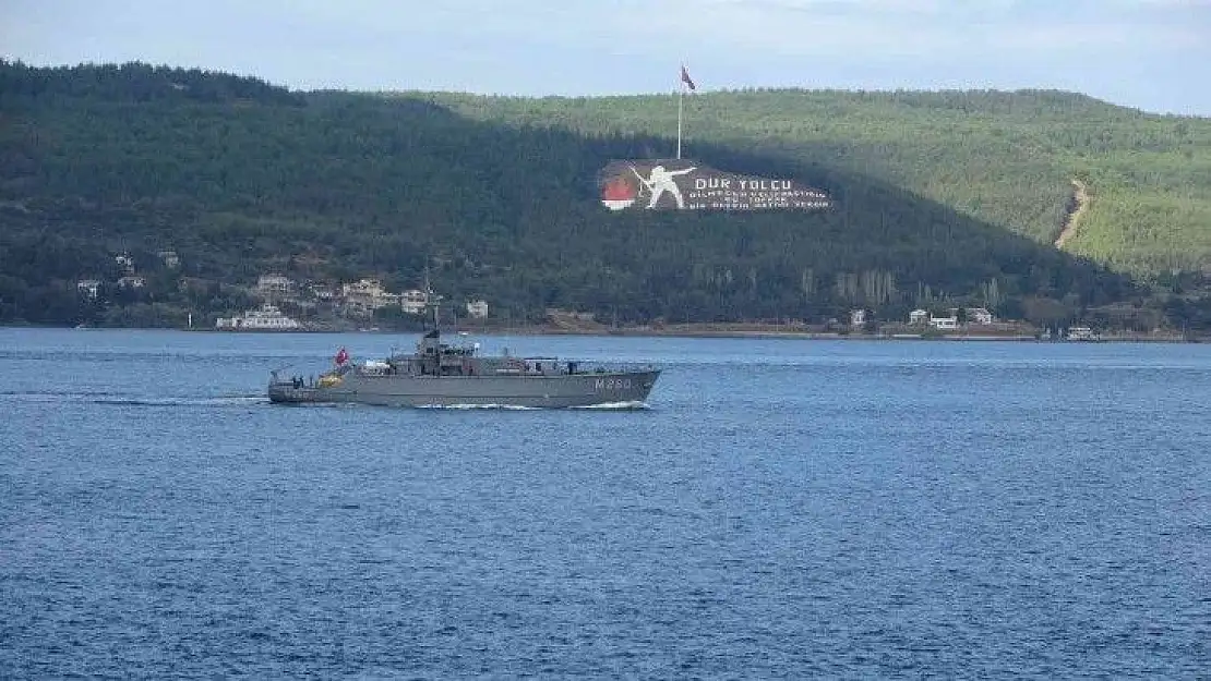 NATO savaş gemileri Çanakkale'de