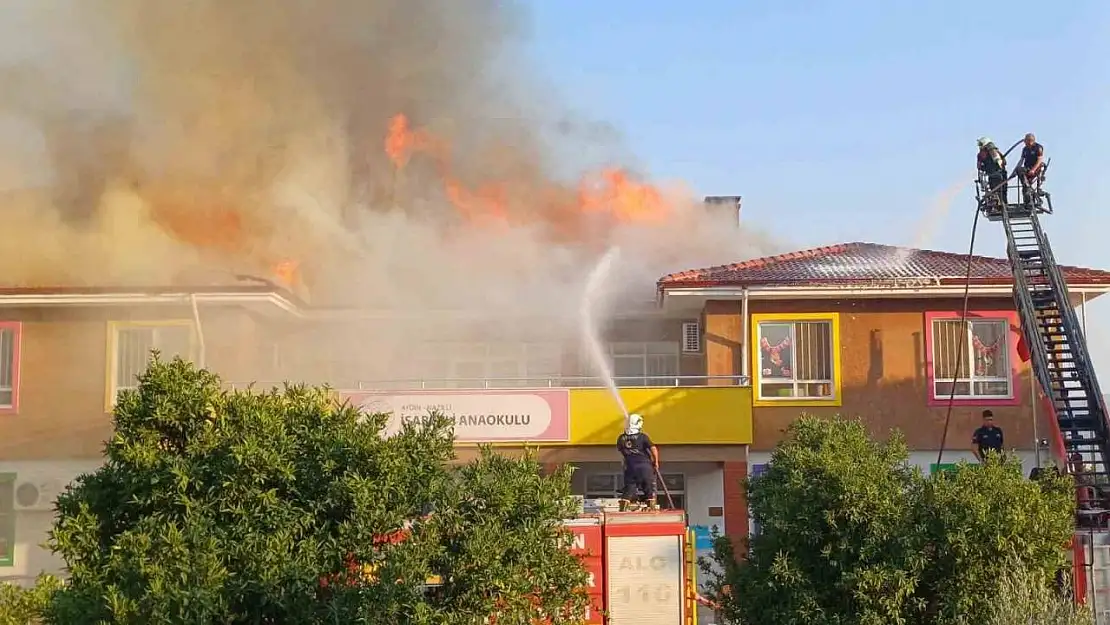 Nazilli Belediyesi'nden İsabeyli'deki yangının söndürme çalışmalarına destek