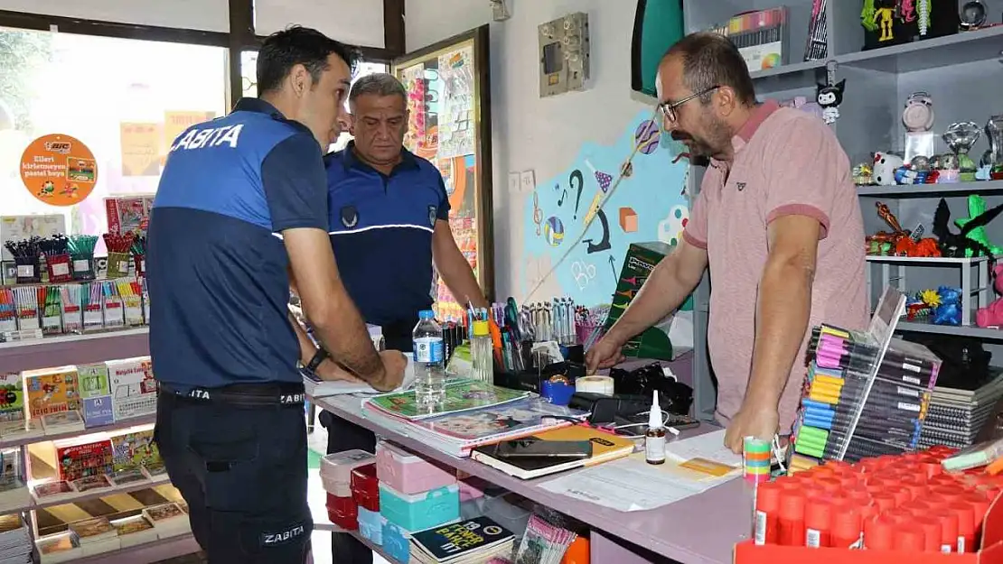 Nazilli Belediyesi'nden okul bölgesinde hijyen ve güvenlik kontrolü