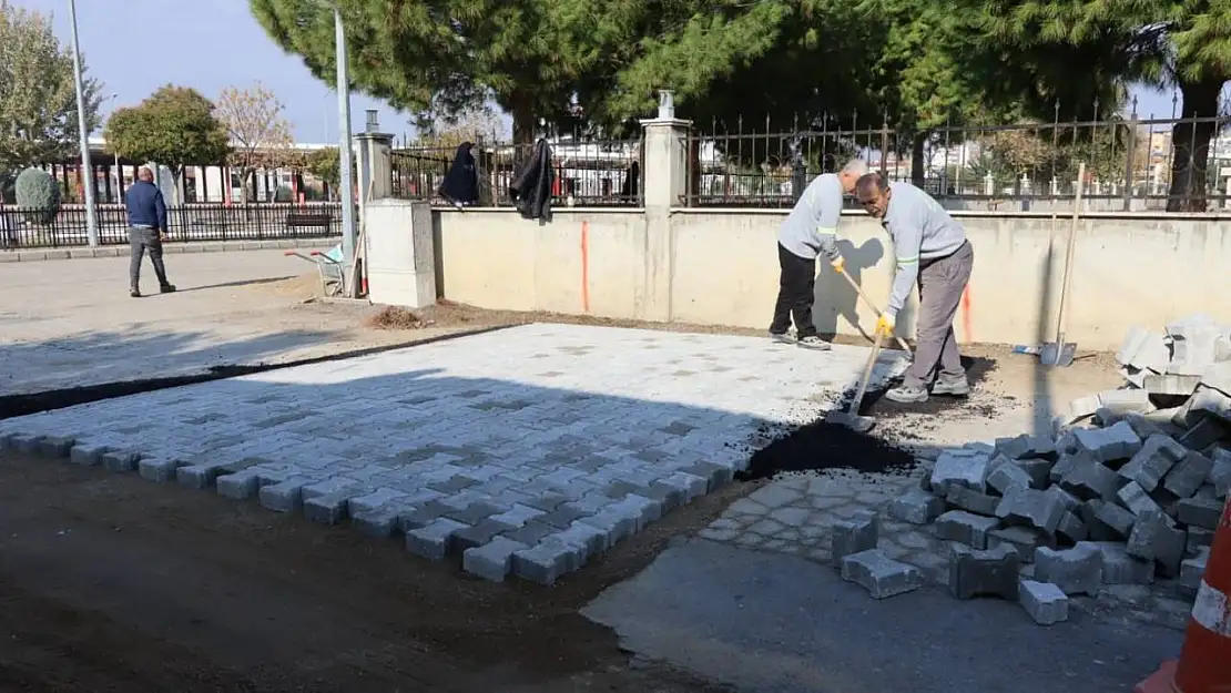 Nazilli Belediyesi, Yeşilyurt'taki yol çalışmalarını tamamladı