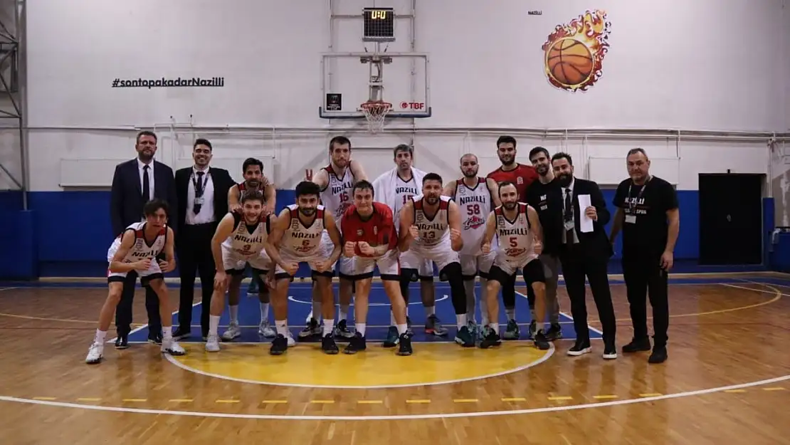 Nazilli Belediyespor Basketbol Takımı grubunu lider tamamladı.