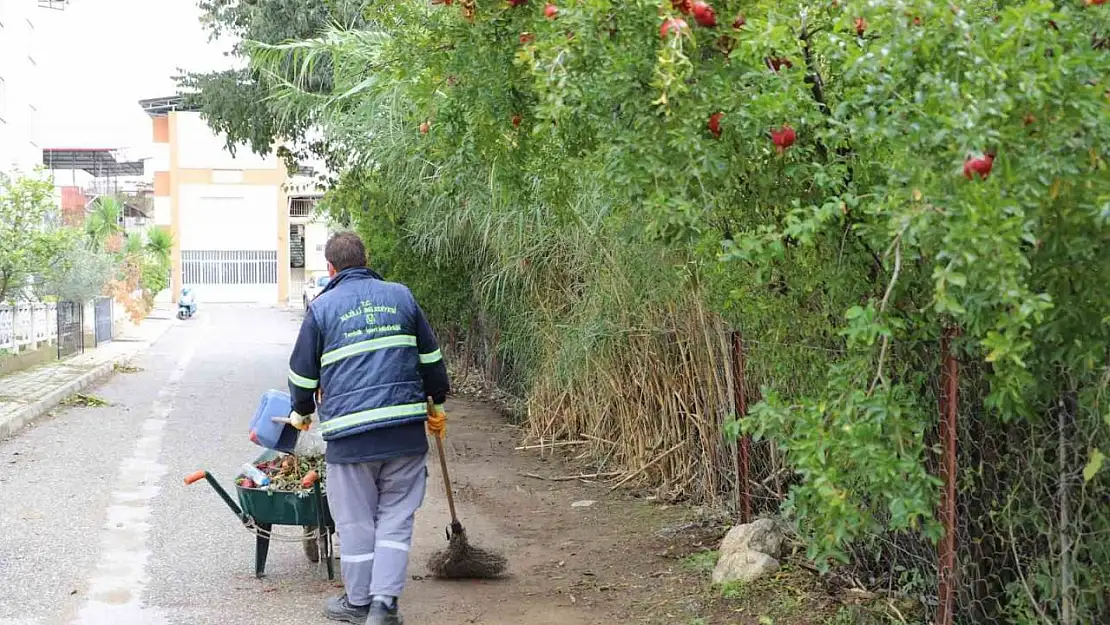 Nazilli'de Belediyesi'nden kış temizliği