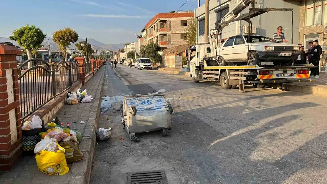 Nazilli'de otomobil takla attı: 4 yaralı