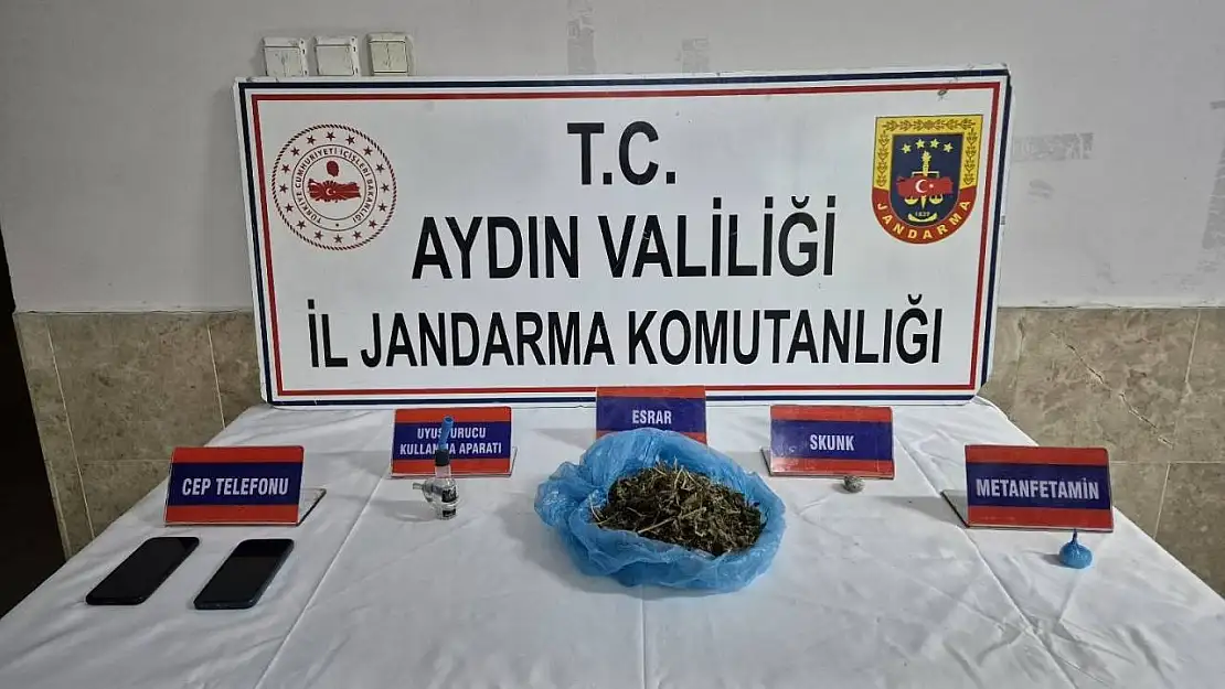 Nazilli'de uyuşturucu operasyonu: 3 gözaltı