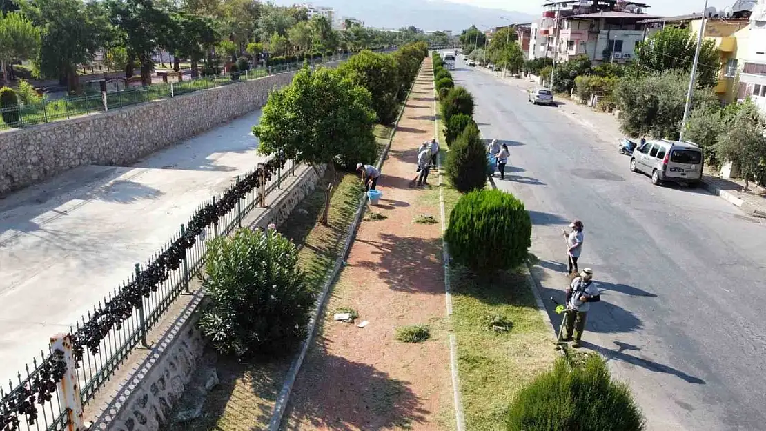 Nazilli'de yürüyüş yolları temizlendi