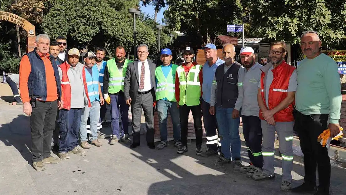 Nazilli İstasyon Meydanı'ndaki yol çalışmalarının ilk etabı tamamlandı