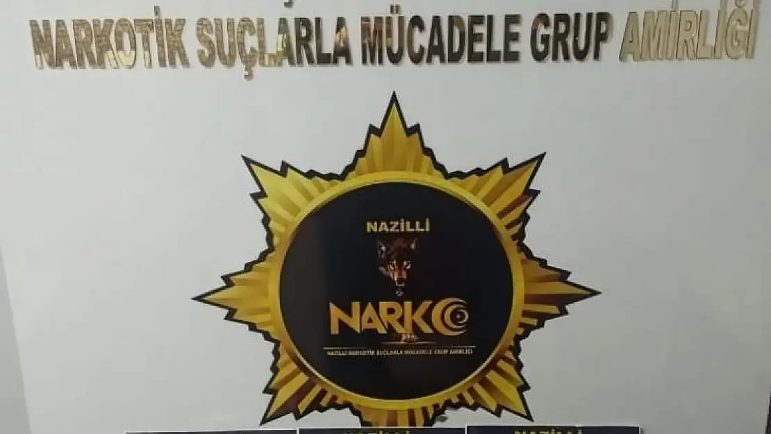 Nazilli polisinden uyuşturucu operasyonu