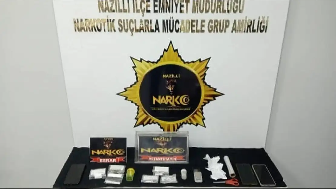 Nazilli ve Yenipazar'da uyuşturucu operasyonu