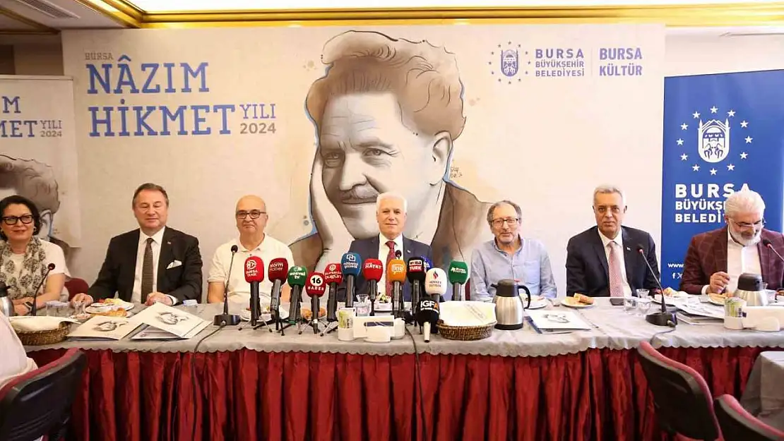 Nazım Hikmet yıl boyunca Bursa'da anılacak