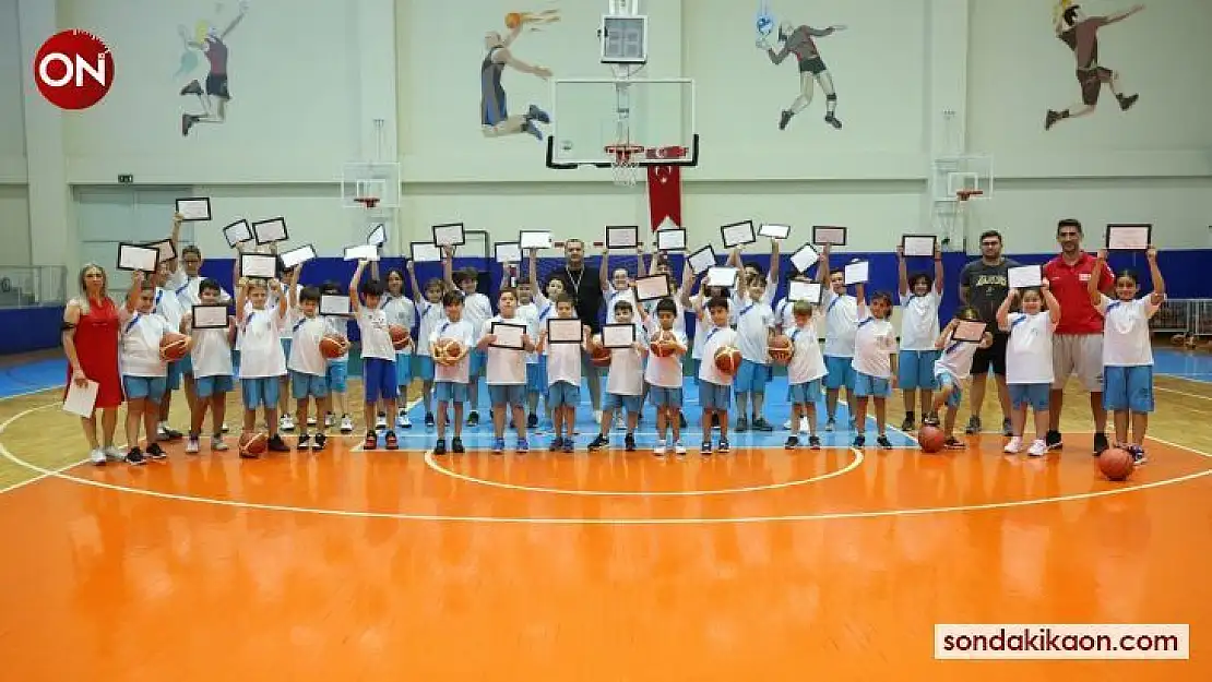 Nilüfer Yaz Spor Okulları'nda sertifika heyecanı