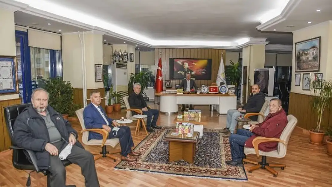 Oda başkanlarından Başkan Özkan'a ziyaret