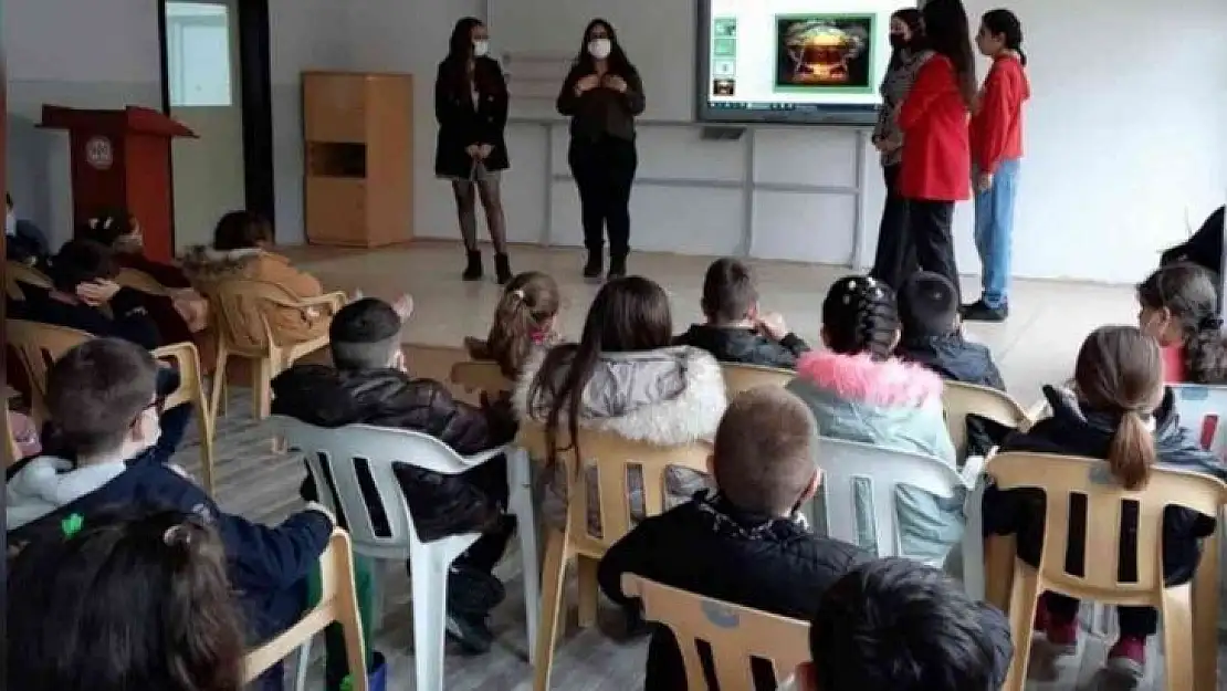 Öğrencilere ekolojik farkındalığa dikkat çekildi
