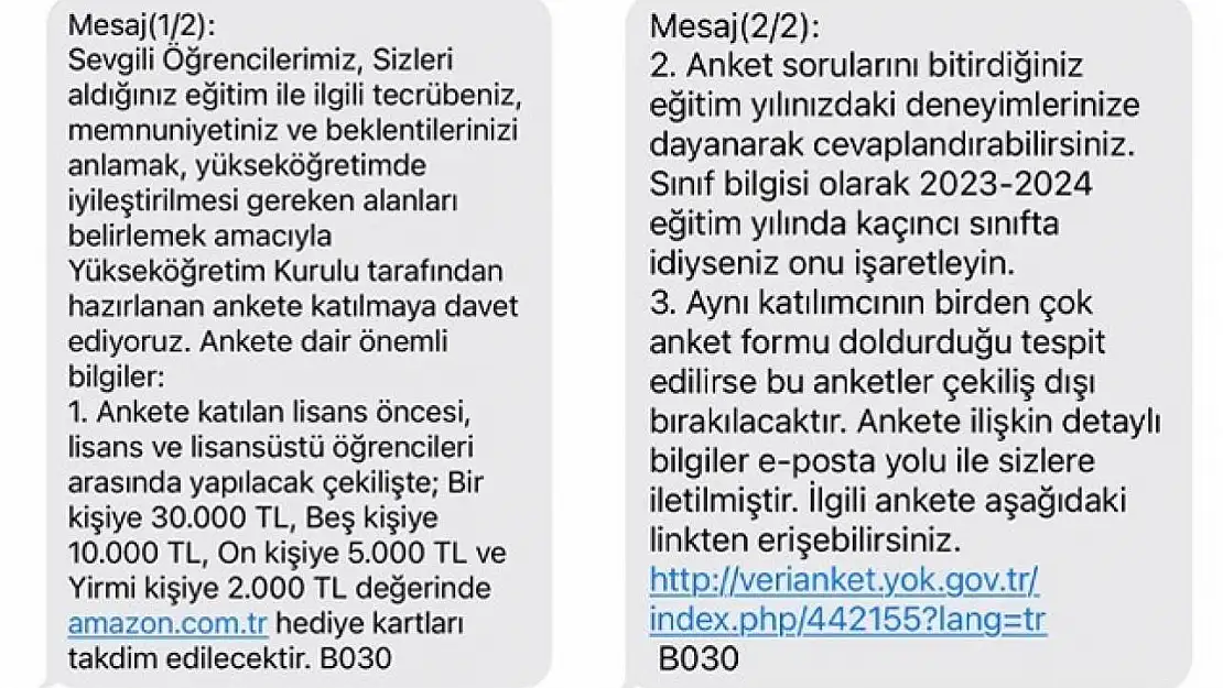 Öğrencilerini memnun edemeyen Pamukkale Üniversitesinden tepki çeken anket