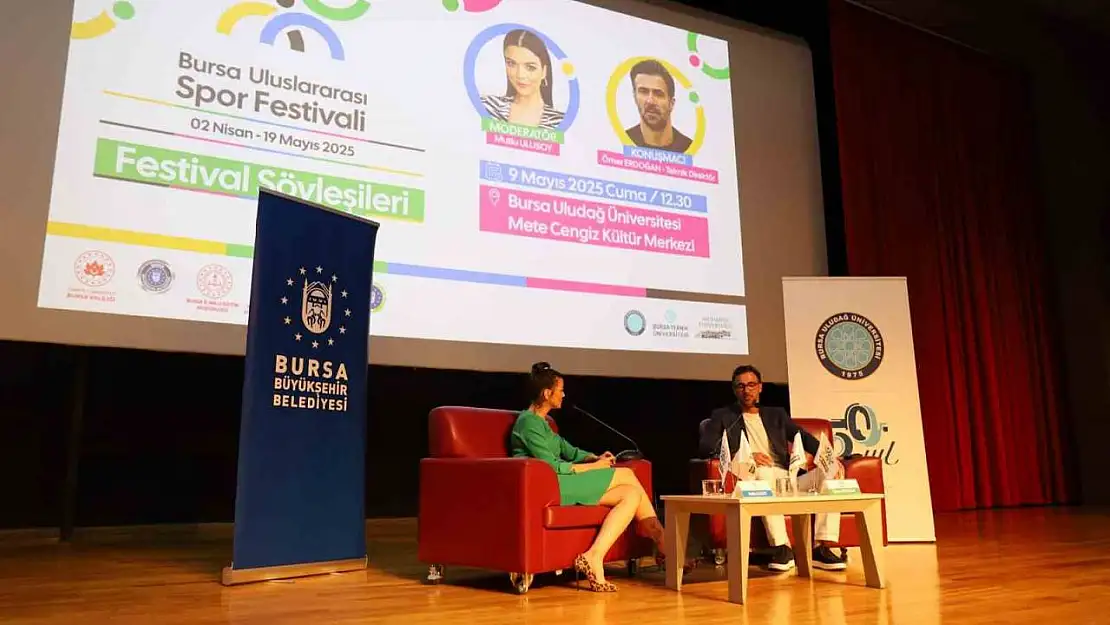 Ömer Erdoğan, Bursa Uluslararası Spor Festivali'nin konuğu oldu