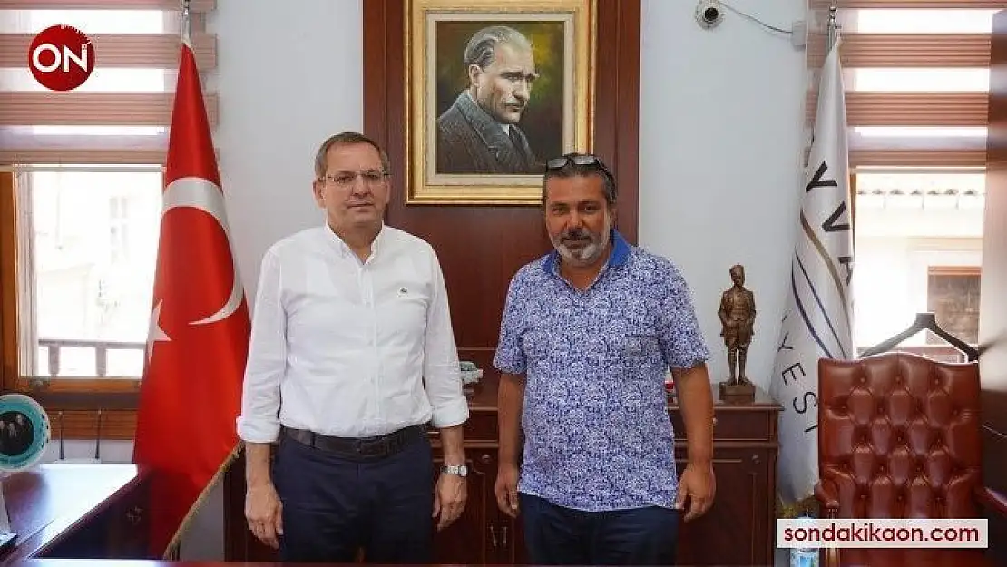 Onursal Başkan Uslu'dan Belediye Başkanı Ergin'e nazik teşekkür