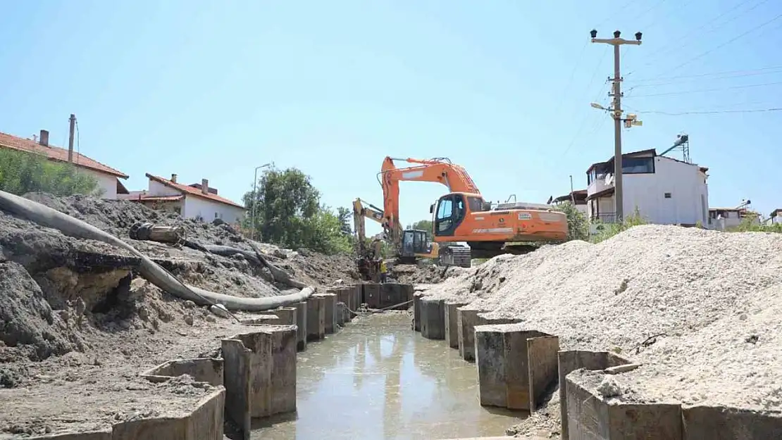 Ören'de Kanalizasyon inşaatının yüzde 63'ü tamamlandı