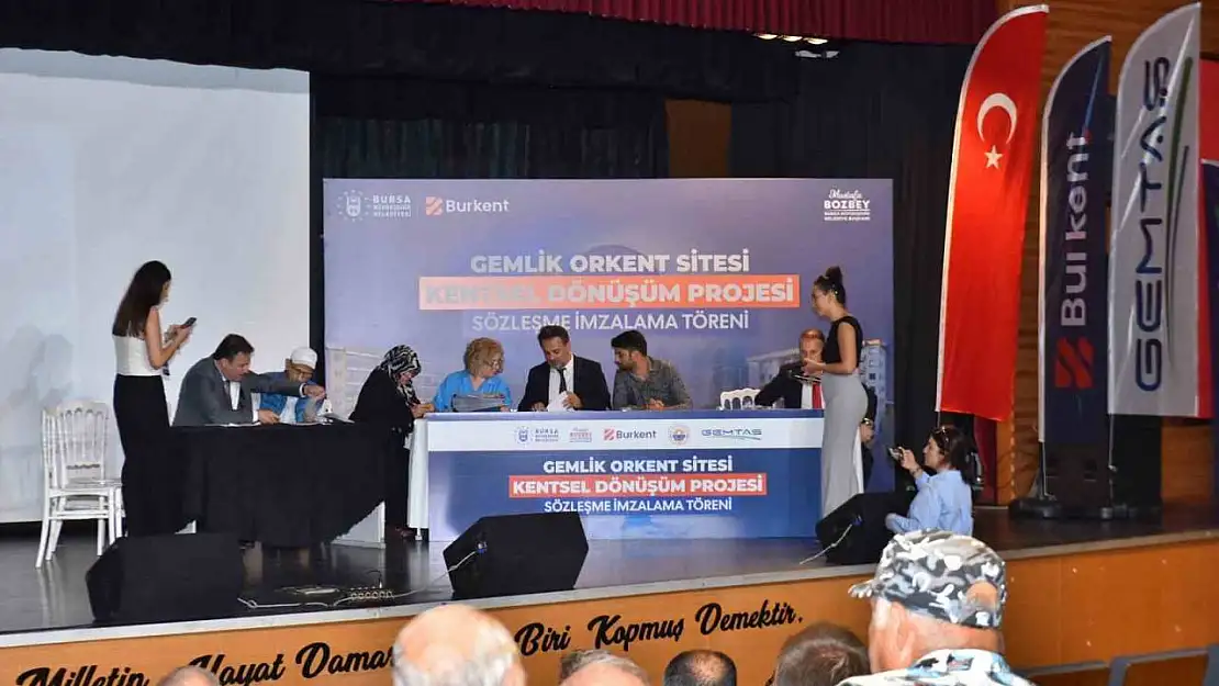 Orkent Sitesi Kentsel Dönüşüm Projesi'nde imzalar atıldı