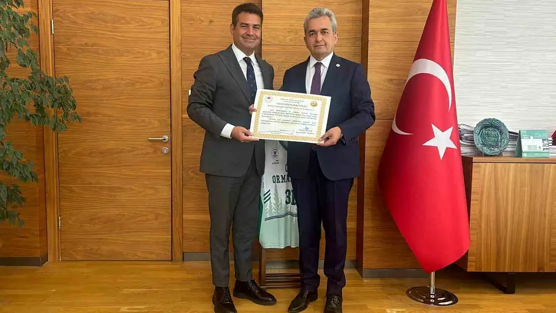 Orman Genel Müdürlüğü'nden Yeniköy Kemerköy Enerji'ye takdir belgesi