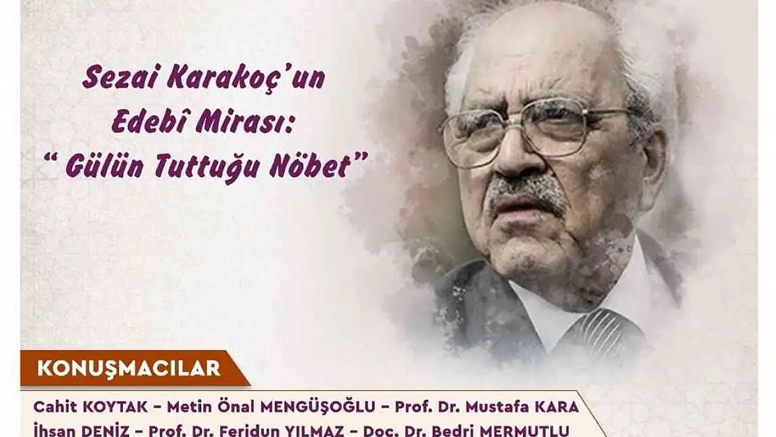 Osmangazi Belediyesi, Sezai Karakoç adına edebiyat ve şiir günleri düzenleniyor