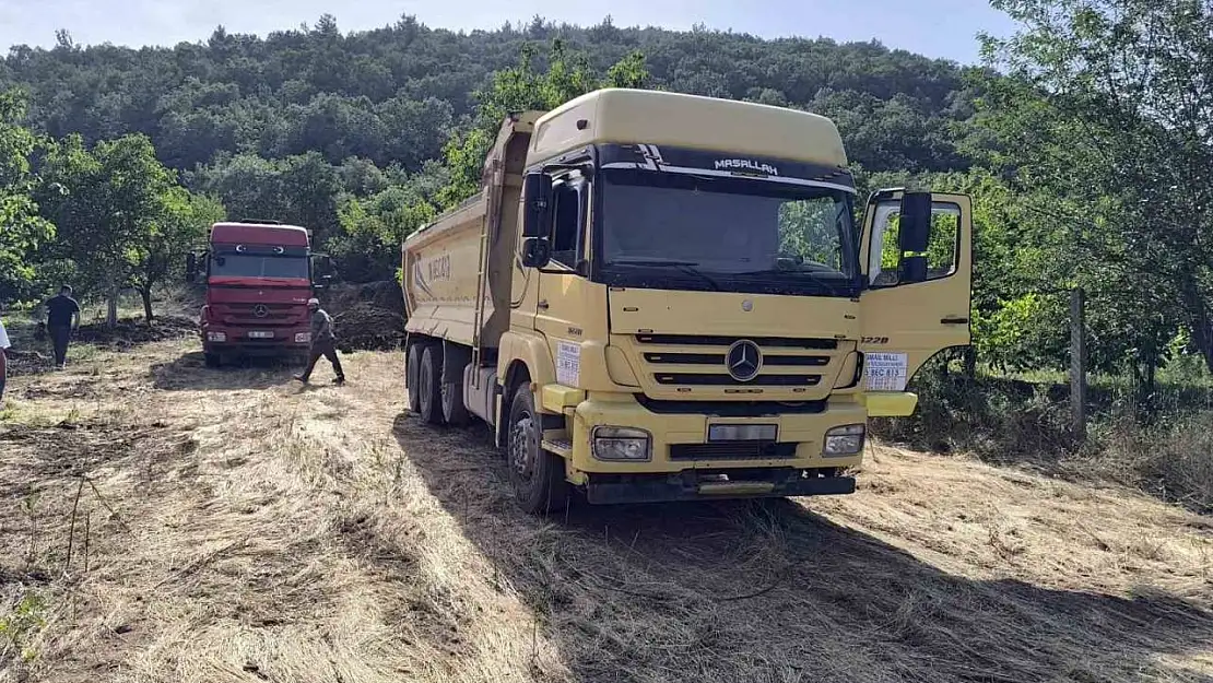 Osmangazi'de kaçak hafriyat dökenlere ceza