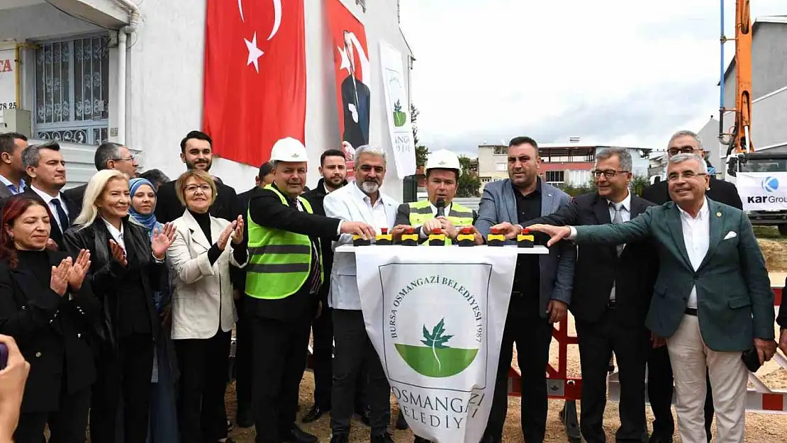 Osmangazi'de yeni kreşin temeli atıldı