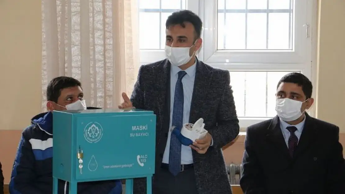 Ozanca'da MASKİ'nin yeni nesil mekanik sayaçları anlatıldı