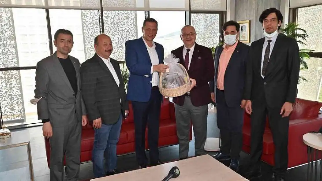 Özkasap'tan Başkan Ergün'e ihracat bilgilendirmesi