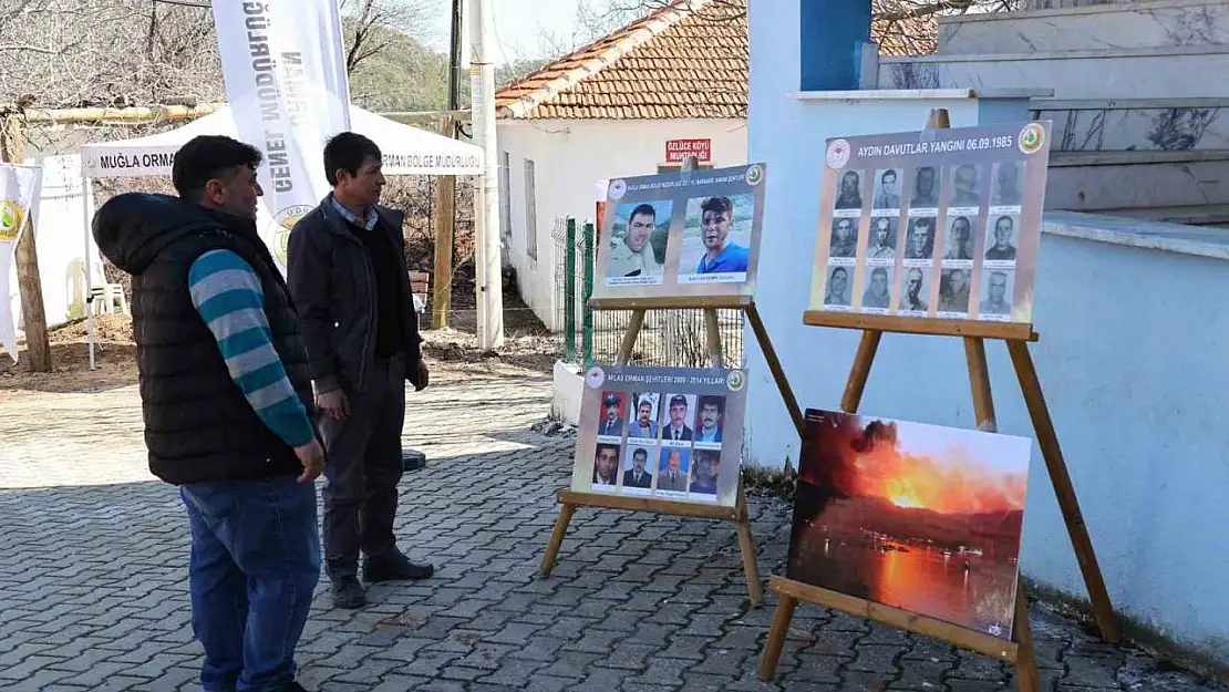 Özlüce'de yangınla mücadele seferberliği