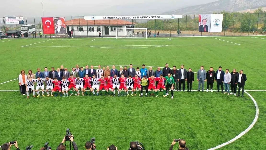 Pamukkale'ye FİFA standartlarında zemine sahip stat kazandırdı
